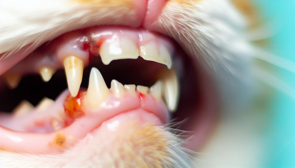 why is my cat showing dental problems